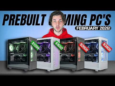 Best Prebuilt Gaming PCs 2026! ⚡️ [Options for All Budgets]