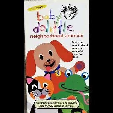 Baby Dolittle neighborhood animals 2001 VHS