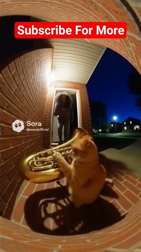 Cat Plays the Tuba… and the Sound Is HILARIOUSLY LOUD! 😹📯 | Unexpected Talent