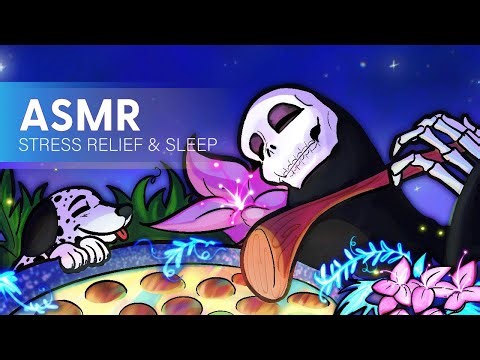 Deep Sleep ASMR | Soft Whispers & Wooden Sounds — SkullChef