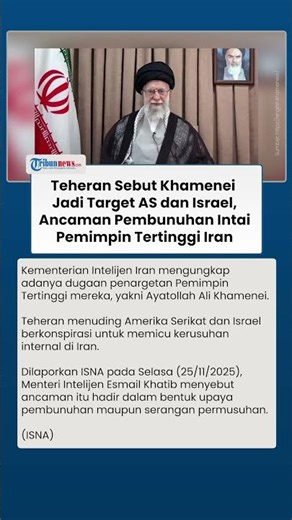 Ancaman Pembunuhan Intai Pemimpin Tertinggi Iran, AS dan Israel Dituding Dalangi Rencana Serangan