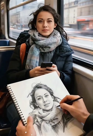 #capcut #capcutpioneer #capcutforus 🚂✨ Bazen bir yolculuk insanı tamamen değiştirir… ✨ Sometimes a train journey changes you forever… Türkiye treninde çekilmiş gibi görünen o sanatsal eskiz efekti yaptım 🚂🖤 I created a realistic Turkish train sketch effect photo 📸✨ Pencere kenarında, raylar akarken… Window seat vibes, rails moving in the background… Kurşun kalem çizimi gibi detaylı ve nostaljik ✏️ Ultra detailed pencil sketch aesthetic Kendini bir film sahnesindeymiş gibi hisset 🎬 Feel like