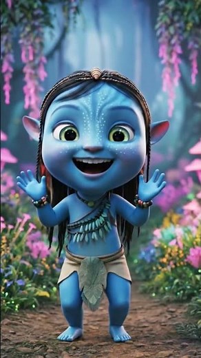 Playful Toddler Avatar Adventures in a Colorful World