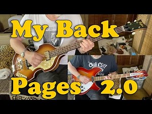 My Back Pages ~ The Byrds ~ Bass Cover ~ ***NEW ADDITION*** Rickenbacker Lead Added!