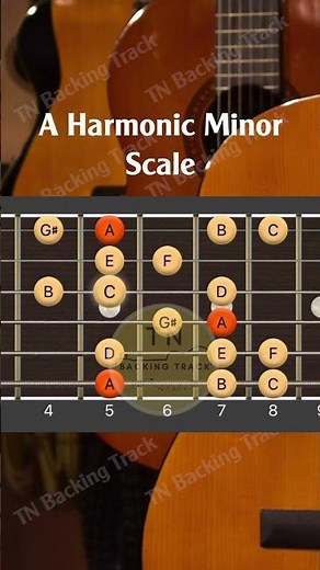 A harmonic minor scale
