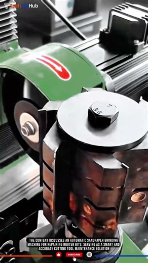 Innovation Router Bit Grinder: Precision Repairing, Automatic Sharpening, Industrial Tech #tech