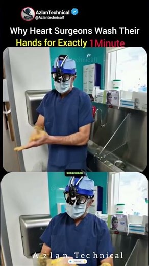 Why Do Heart Surgeons Wash Hands for 1 Minute? The Medical Truth Behind Surgical Hygiene #science