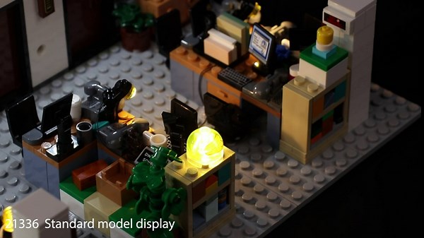 LMTIC Lighting Kit with Music for Lego Office Building Set Compatible with Lego 21336 (Not Included) - 5 inches x 4 inches x 1 inches - Ages 36+