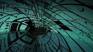 As Above So Below - Installation.video mapping intervention. Generative particles cycle