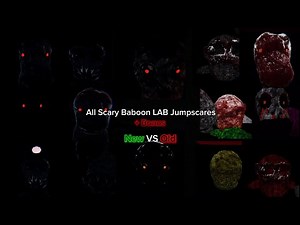 All Scary Baboon Lab Jumpscares (New vs Old) + Bonus