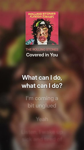 The Rolling Stones - Covered in You (Lyrics)