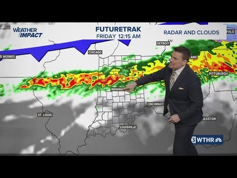 Severe storms with wind, hail, and low tornado threats Thursday night
