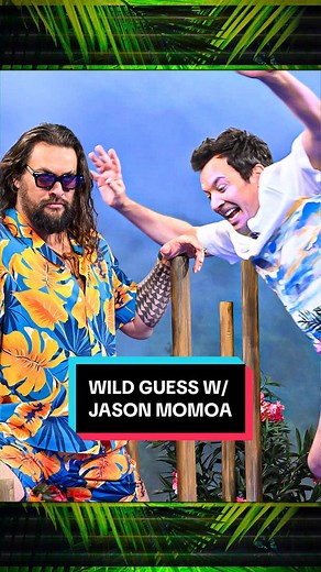 @Jason Momoa and Jimmy *attempt* to guess if facts are true or false and if they're wrong, the floor underneath them spreads apart in Wild Guess! 🦈 #FallonTonight #TonightShow #JasonMomoa #JimmyFallon