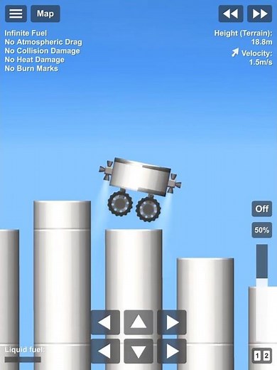 Space Flight Simulator Parkour (iOS gameplay)