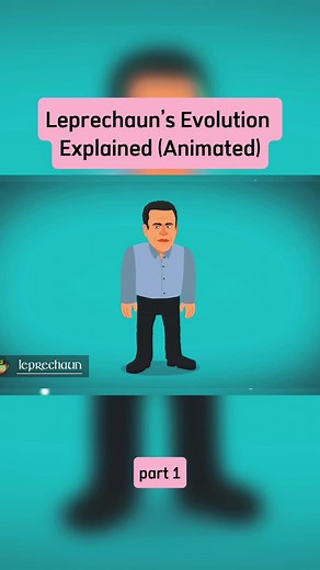 Leprechaun’s Evolution Explained (Animated) #Leprechau #fyp #viral #Animation #cartoon