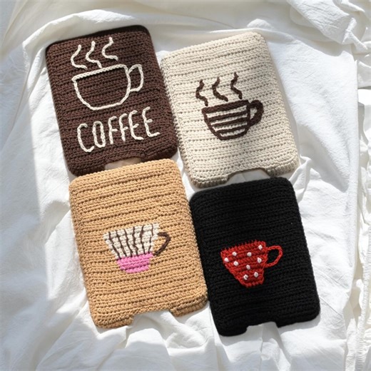 Handmade Coffee Mug Crochet Kindle Case: Minimalist E-reader Cover Cozy Christmas Gift - Etsy Canada