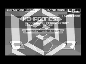 Hardest Level! Super Hexagon | Hyper Hexagonest [81 seconds]