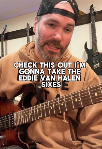 Hybrid Picking an EVH lick 🎸🤔🤘🏻 #guitar #lesson #music #vanhalen