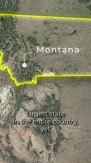 Montana vs East Coast Size Comparison #geography #usa