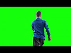 Blue Shirt Guy Dancing Salsa | Green Screen