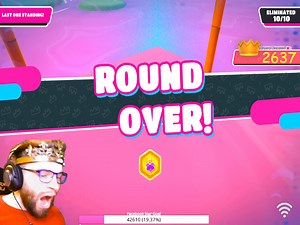 Fall Guys: Ultimate Knockout HEXAGON ANTI GRAVITY CLUTCH! Streamer: Adamsnacks Gaming | Adamsnacks Gaming