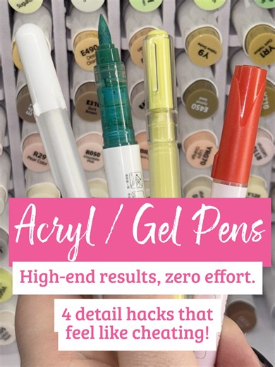 Lazy Girl Coloring Hacks! ✨ Watch 'til the end for the best one. 🤫 Want professional results without the hard work? 🎨✍️ Here are my favorite coloring cheats! From instant light effects to simple patterns, these hacks will change your game. I’m using my favorite Acryl & Gel Pens to make everything pop with zero effort!✨ Perfect for beginners or when you’re just feeling a bit lazy but still want that 'wow' factor💖 📌 Save this and follow for more marker magic! 🚀 Which one is your favorite? #Co