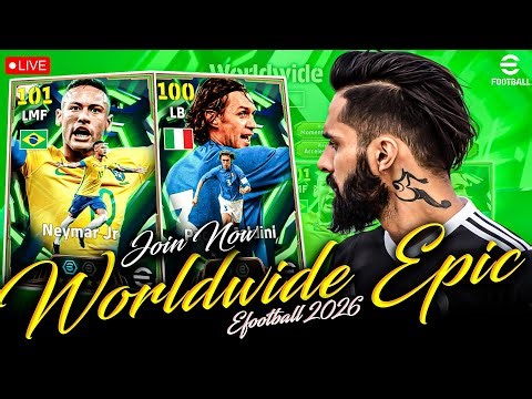 efootball 2026 | Epic worldwide | Pack Opening | Stream 350 | #live #efootball #pes #efootball2026