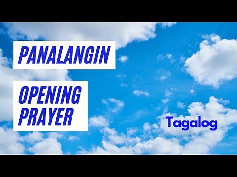 Panalangin | Opening Prayer Tagalog