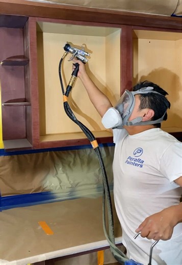 HVLP Spray Day: Perfecting 2K Primer on Cabinets