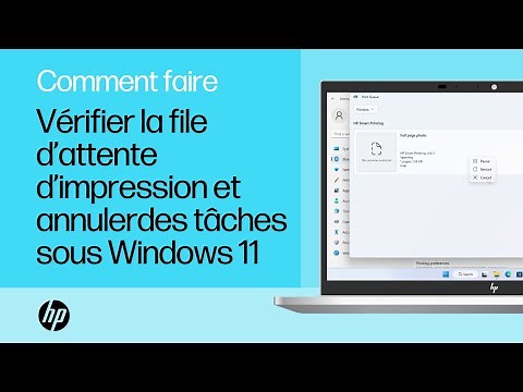 Contrôler file attente impr et annuler tâches impr sous Windows 11 | Imprimantes HP | HP Support