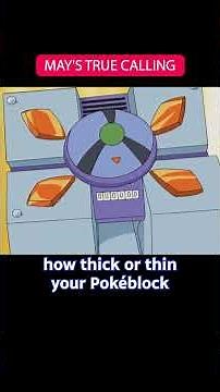 May's a Pokéblock Master! Or, at least, she's trying 😅