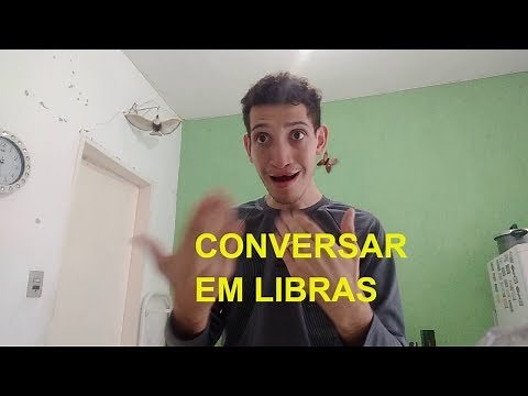 Sinal de CONVERSAR ( 4 variações) em LIBRAS