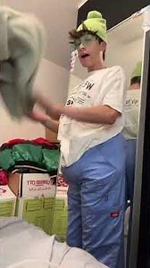 The leprechaun flips Mary Beth’s wheelchair over oh no