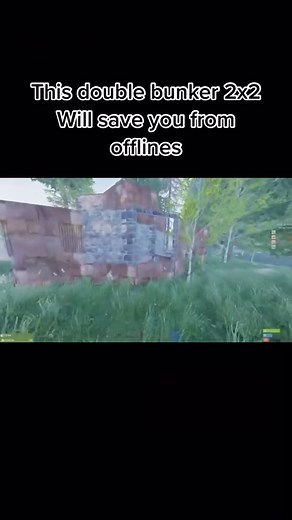 Double Bunker 2x2 Base Rust Console