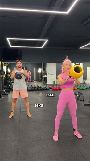 Same Move, Different Energy #kettlebell #gymtok #workout