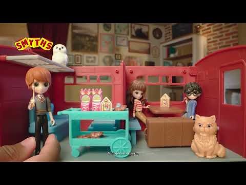 Wizarding World Harry Potter, Magical Minis Hogwarts Express Train Toy Playset - Smyths Toys