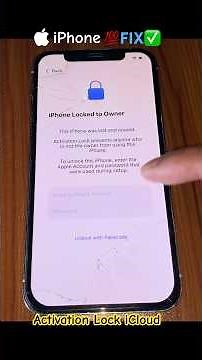 Unlock✅ iCloud Lock on iPhone🆗 #icloudking #shorts #iphone #apple #tech #fyp #foryou #icloud #ios