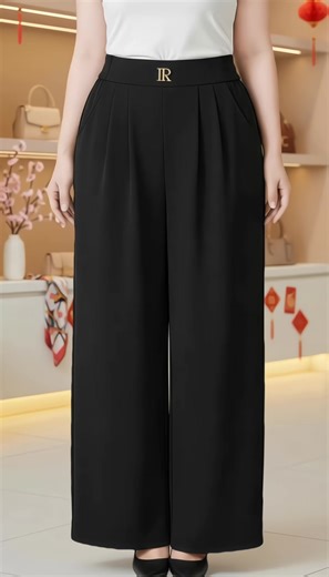 Combo Quần Trung Niên Nữ Dài Dáng Suông Thanh Lịch