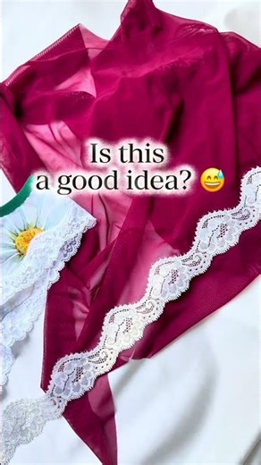 Nicole panties… but make them mesh + lace ✂️