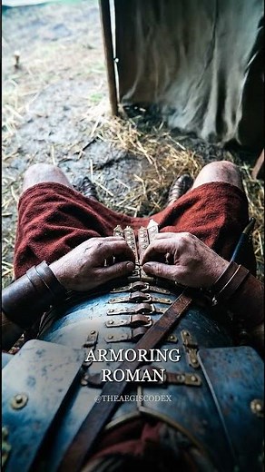 How Did Roman Soldiers Put On Their Armor Each Morning?
