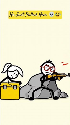 He Just Pulled Him 💀😂 (4k meme) #funny #animation #memes