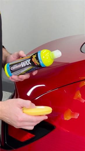 Meguiar’s on Instagram: "Easy to apply & wipes off easily, like a modern liquid wax but delivers extreme water beading and long-lasting protection against the elements! Hybrid Ceramic Liquid Wax! #meguiars #liquidwax #carwax #waterbeading #reels #sio2 #easytousewax #reelsinstagram #ReflectYourPassion #hybridceramic"