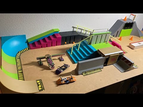 Building a $100 Fingerboard Park from Tech Deck Obstacles Sets Only! Was it Worth it?