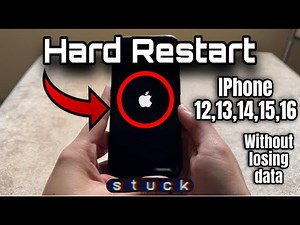 Stuck iPhone? Here’s How To Force Restart it Using Buttons. #iphone #apple