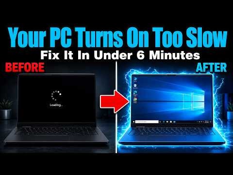 Your PC Turns On Too Slow — Fix It With These 4 Windows Startup Settings