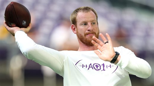 Vikings QB Carson Wentz didn't fare so well the first time he faced the Eagles