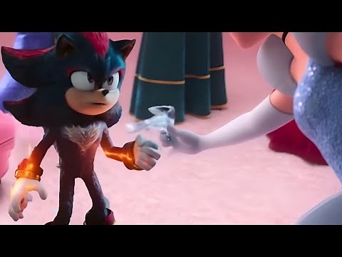 Shadow meets Disney Princesses 👑🖤 | Sonic The Hedgehog Movie 3 x Ralph Breaks The Internet