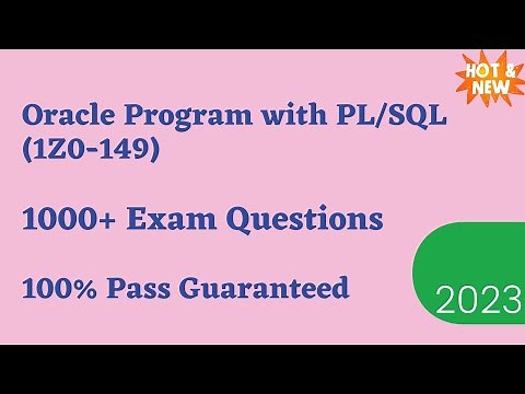 Oracle Program with PL/SQL (1Z0-149) Exam Questions 2026