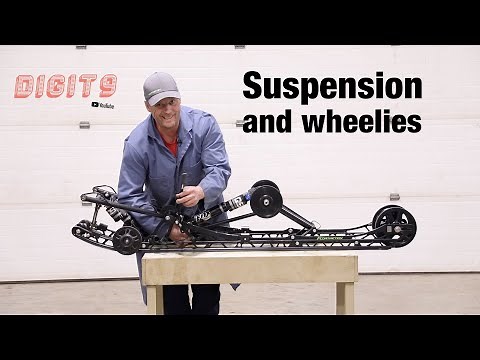 Snowmobile suspension. And how to wheelie setup.
