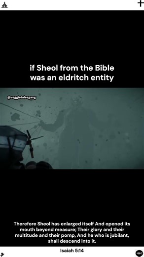if Sheol from the Bible was a Lovecraftian entity #shorts #Christian #Bible